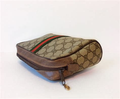 vintage gucci cosmetic case|vintage Gucci cosmetic bag.